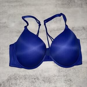 Victoria’s Secret PINK Wear Everywhere Bra Push Up Blue Size 38D Underwire